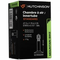 Chambre à Air HUTCHINSON STANDARD 27,5×1.70 à 2.35 Schrader 48 Mm