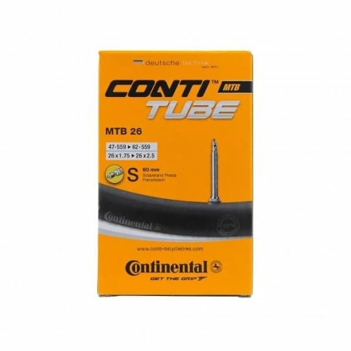 Chambre à Air CONTINENTAL VTT 26×1,75/2,50 Presta 60 Mm -Pas Cher Cadres VTT Magasin 2 186