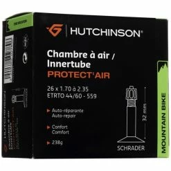 Chambre à Air HUTCHINSON PROTECT’AIR 26×1,70/2,35 Butyl Schrader 35 Mm