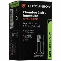 Chambre à Air HUTCHINSON STANDARD 26×1,30/1,65 Schrader 48 Mm