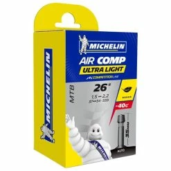Chambre à Air MICHELIN ULTRA LIGHT C4 26×1,50/2,20 Butyl Schrader 35 Mm
