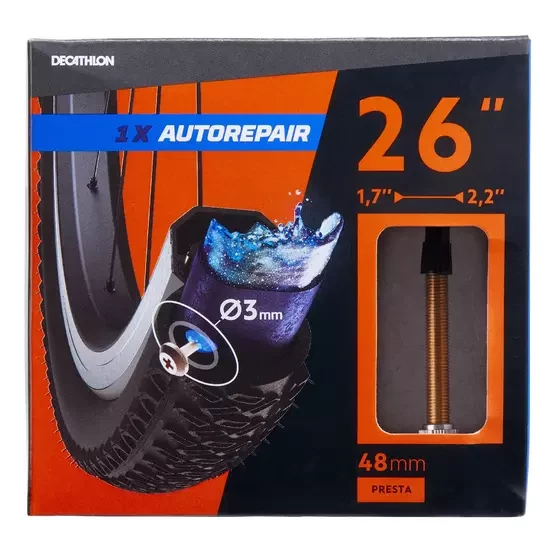 CHAMBRE A AIR 26X1,7/2,2 PRESTA AUTO REPARANTE 3 CHAMBRE A AIR 26X1,7/2,2 PRESTA AUTO REPARANTE